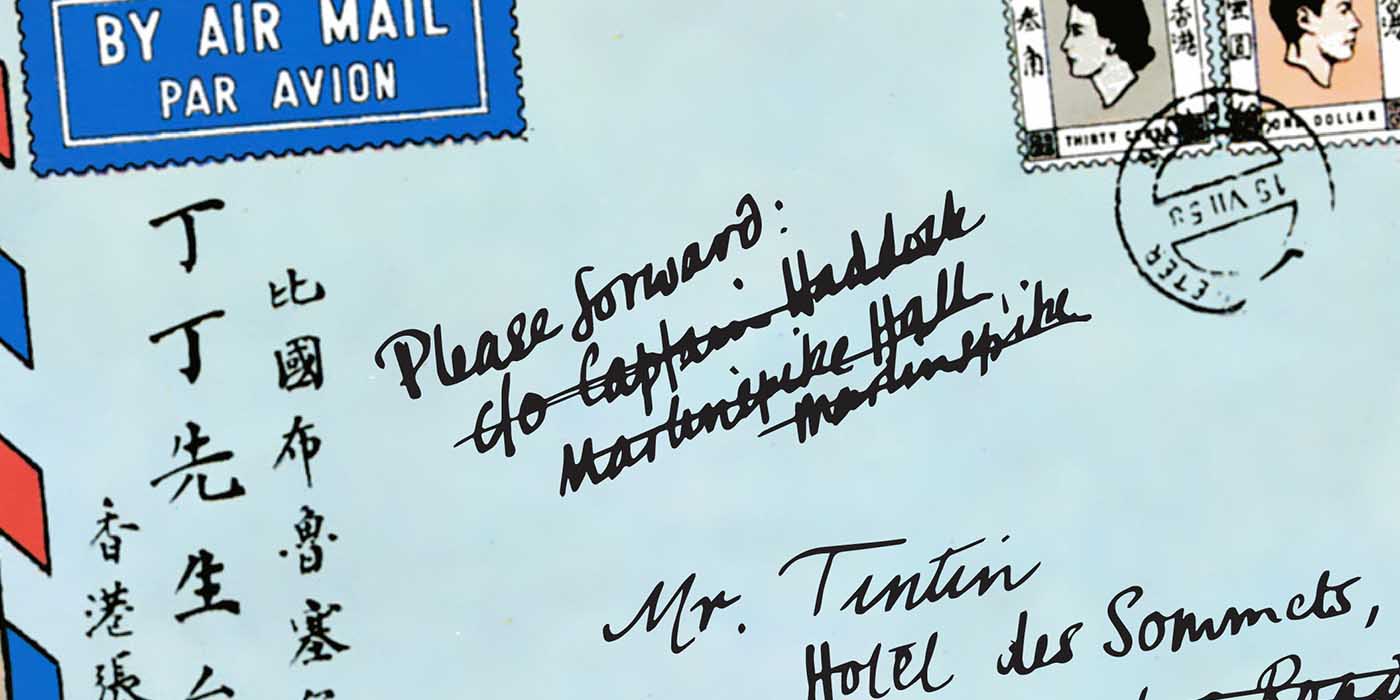 Tintin and the Mail: An Explosive Affair!